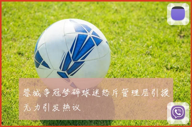蓉城争冠梦碎球迷怒斥管理层引援无力引发热议