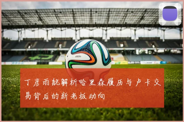 丁彦雨航解析哈里森履历与卢卡交易背后的新老板动向
